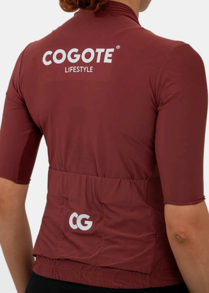 JERSEY CG PRO MUJER MANGA CORTA VINOTINTO