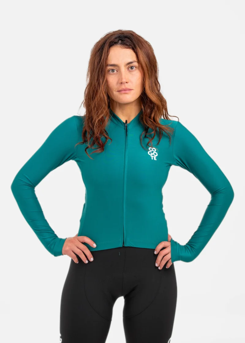 JERSEY CG PRO MUJER MANGA LARGA VERDE