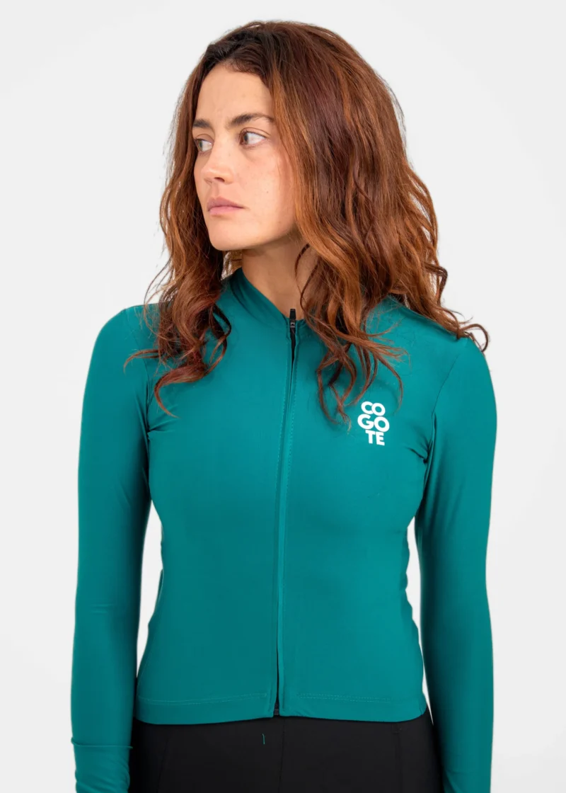 JERSEY CG PRO MUJER MANGA LARGA VERDE