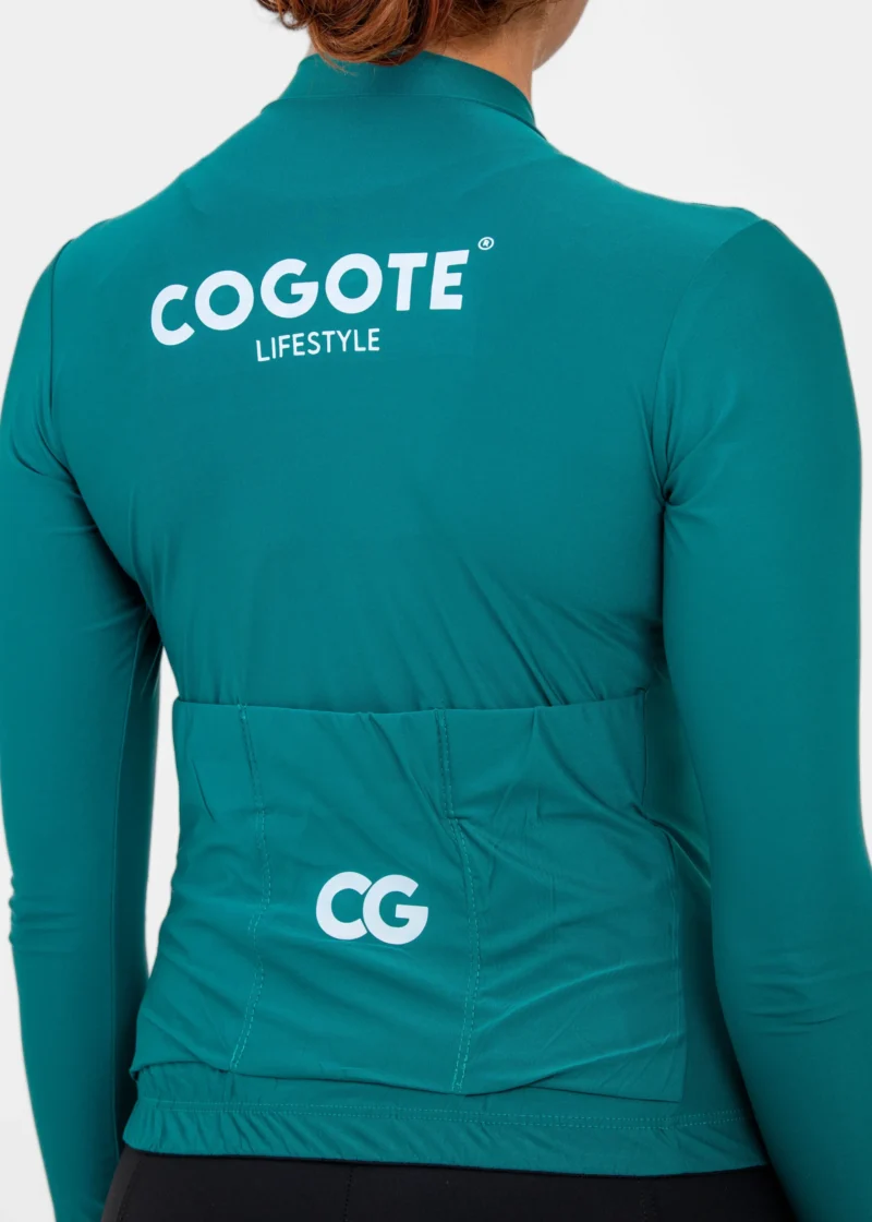 JERSEY CG PRO MUJER MANGA LARGA VERDE