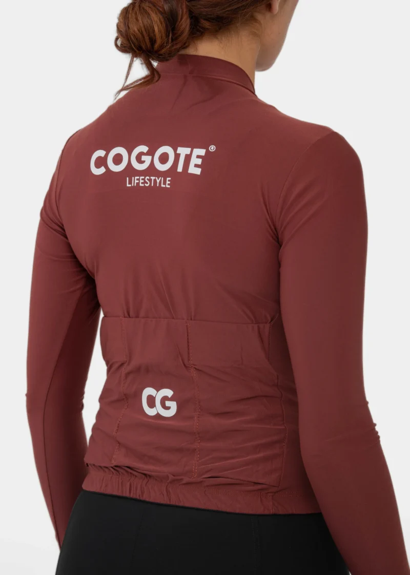JERSEY CG PRO MUJER MANGA LARGA VINOTINTO