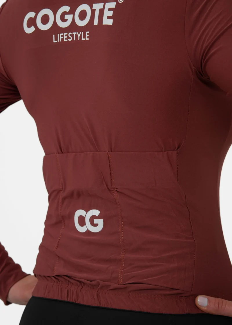 JERSEY CG PRO MUJER MANGA LARGA VINOTINTO